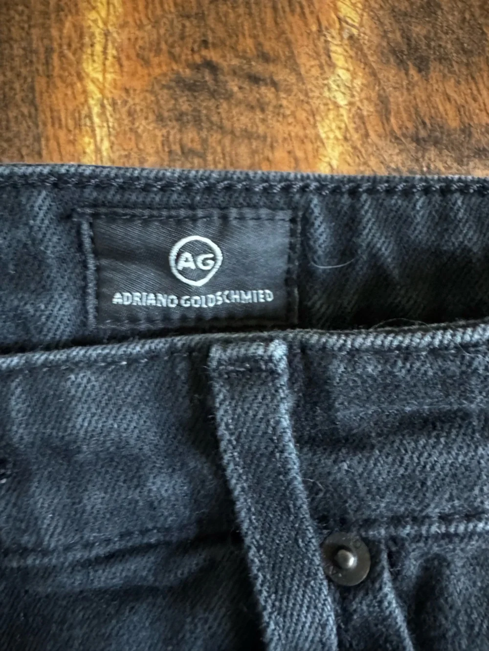 ag hailey boyfriend denim shorts distressed raw hem black - Picture 5 of 10